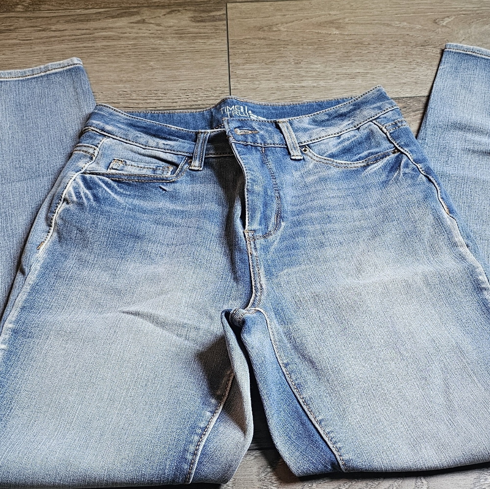 High rise skinny jeans